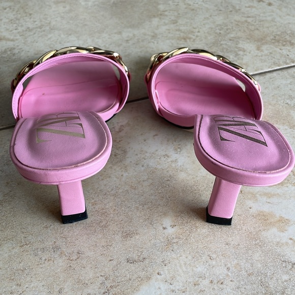 Zara Pink Sandals 💕 - Picture 5 of 9